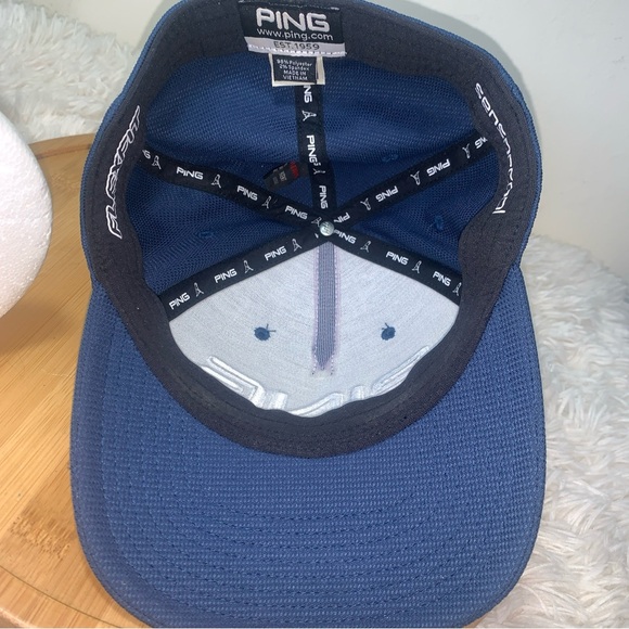 Ping Cap Hat Golf Fitted S-M G30 Flexfit Sensorcool Blue w/ White - Picture 6 of 10